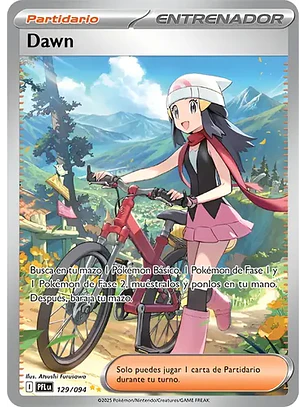 POKÉMON TCG DAWN PFL 129/094 SPECIAL ILLUSTRATION RARE PHANTASMAL FLAMES ESPAÑOL