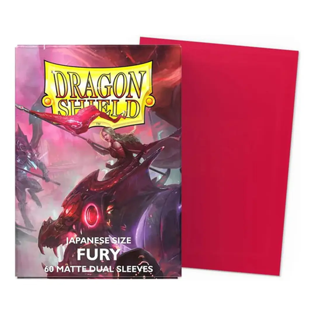 DRAGON SHIELD FURY MATTE DUAL JAPANESE CARD SLEEVES 1