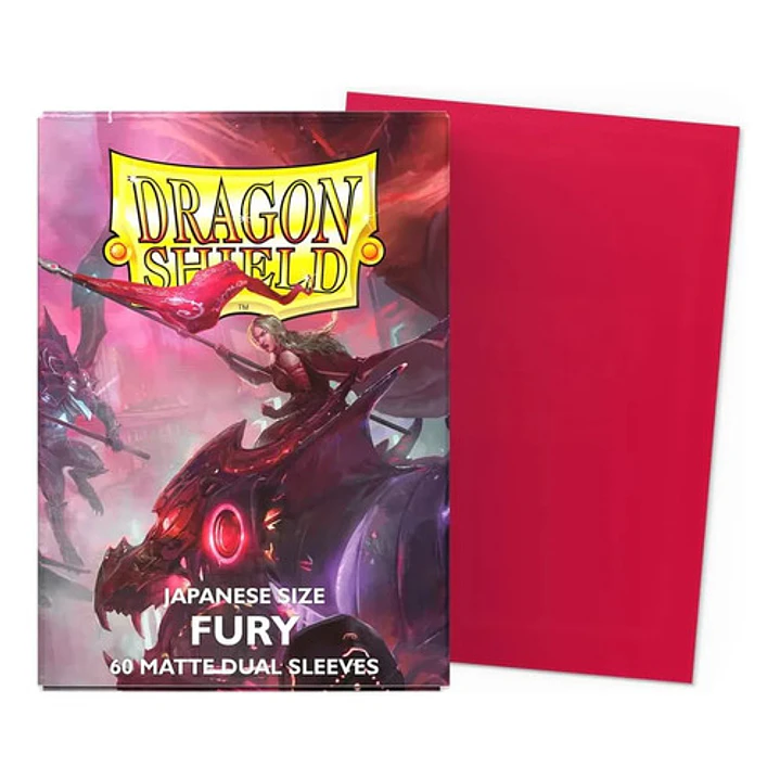 DRAGON SHIELD FURY MATTE DUAL JAPANESE CARD SLEEVES 1