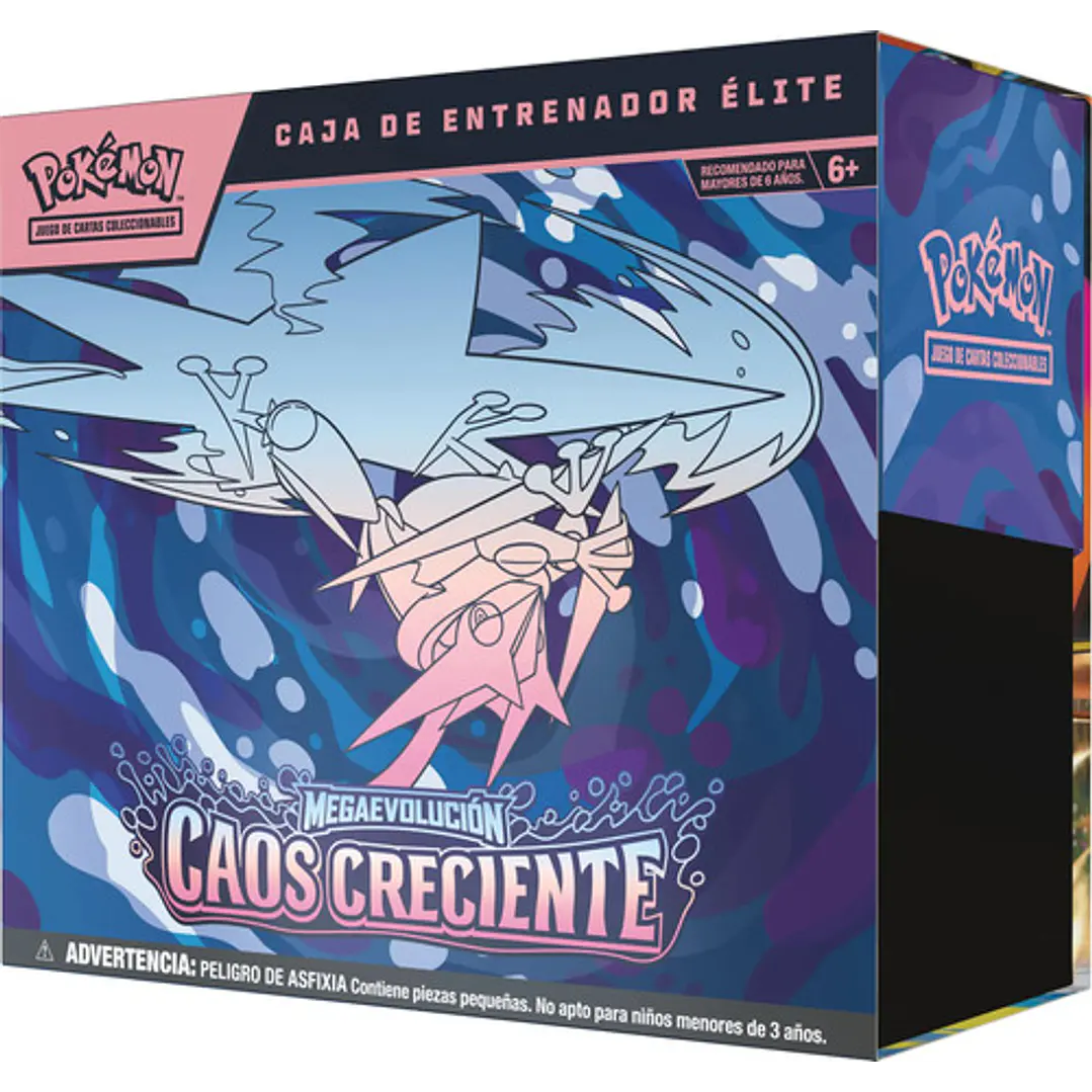 POKÉMON TCG MEGA EVOLUTION CHAOS RISING ELITE TRAINER BOX EXPAÑOL 1