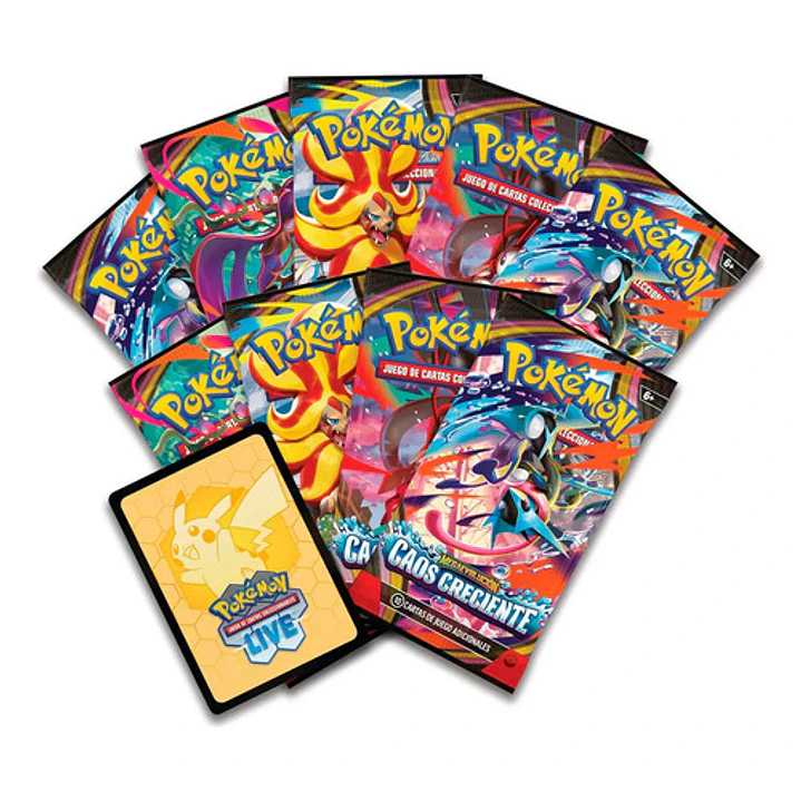 POKÉMON TCG MEGA EVOLUTION CHAOS RISING ELITE TRAINER BOX EXPAÑOL 5