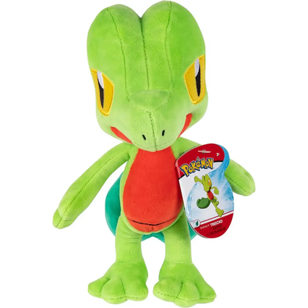 TREECKO PELUCHE POKÉMON JAZWARES 8 PULGADAS (20CM) 2