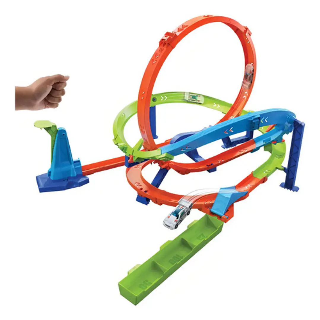 Hot Wheels Action Pista Desafío Extremo Desafío Del Ciclon 2