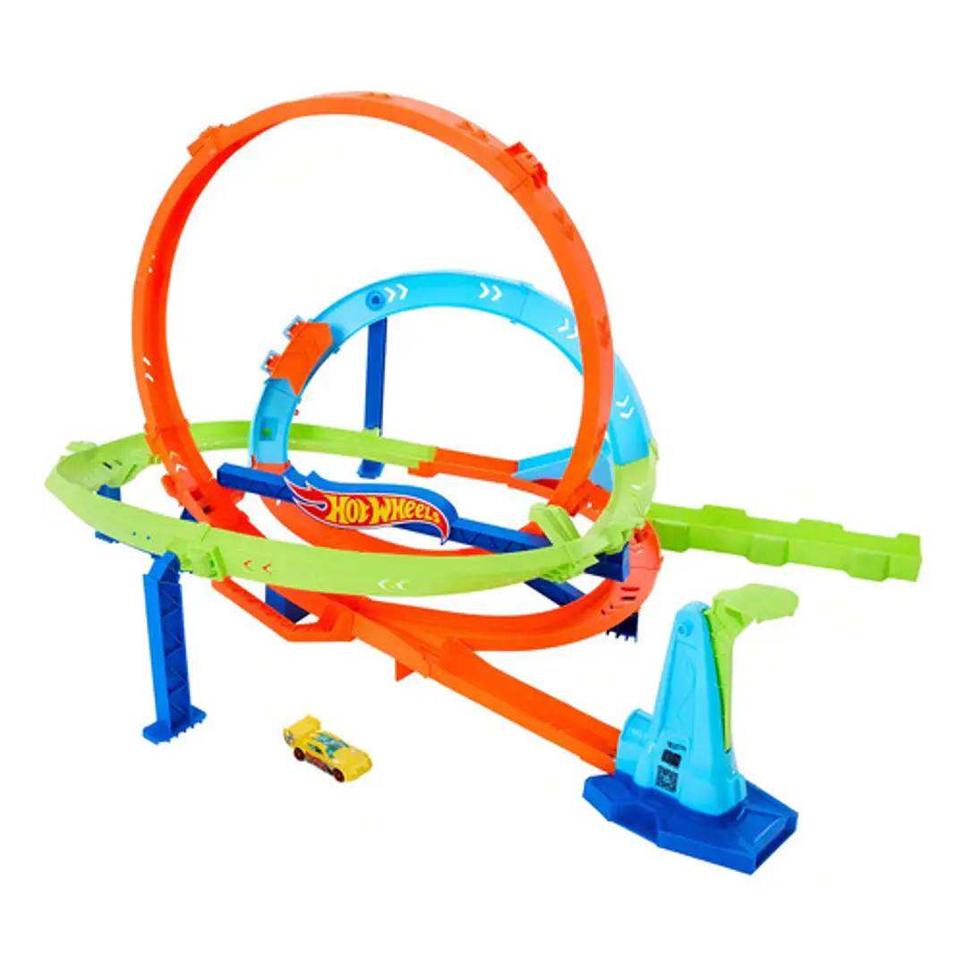 Hot Wheels Action Pista Desafío Extremo Desafío Del Ciclon 3