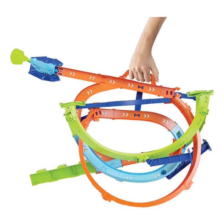 Hot Wheels Action Pista Desafío Extremo Desafío Del Ciclon 4