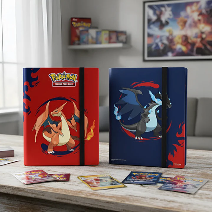 ULTRA PRO POKÉMON TCG BINDER MEGA CHARIZARD X/Y 9 ESPACIOS 3