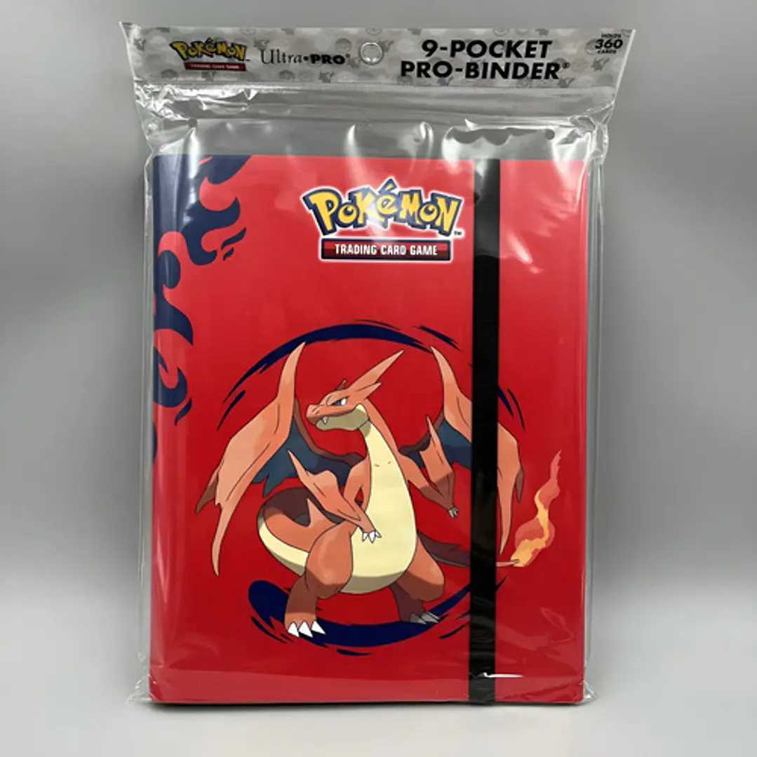 ULTRA PRO POKÉMON TCG BINDER MEGA CHARIZARD X/Y 9 ESPACIOS 4
