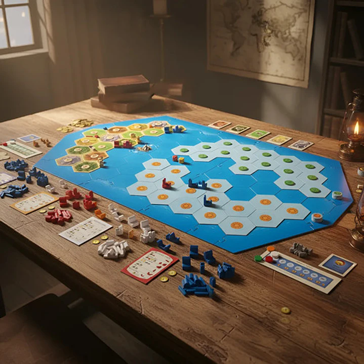 CATAN PIRATAS Y EXPLORADORES AMPLIACIÓN 4