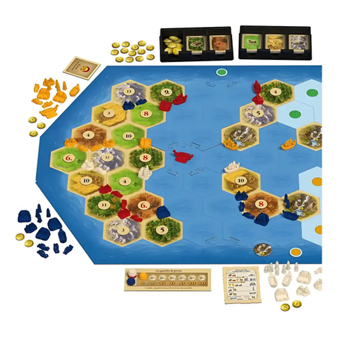 CATAN PIRATAS Y EXPLORADORES AMPLIACIÓN 8