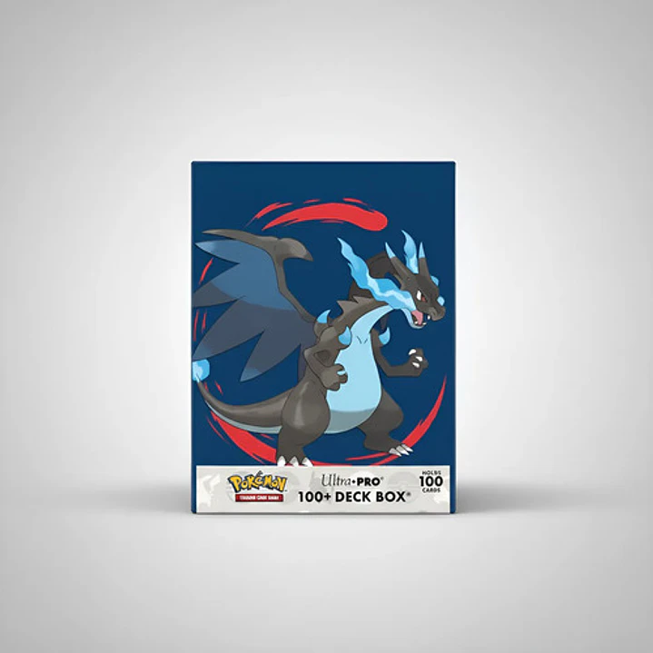 Pokémon Tcg Ultra Pro Deck Box Mega Charizard X Porta Deck Deck Box Mega Charizard X Para 100 Cartas 3
