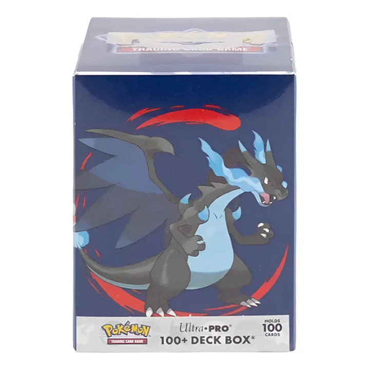 Pokémon Tcg Ultra Pro Deck Box Mega Charizard X Porta Deck Deck Box Mega Charizard X Para 100 Cartas 6