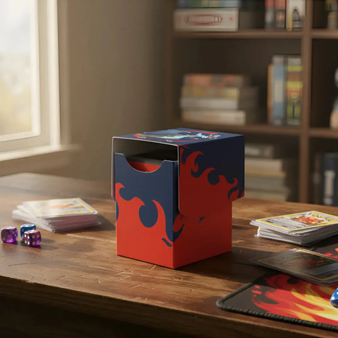 Pokémon Tcg Ultra Pro Deck Box Mega Charizard X Porta Deck Deck Box Mega Charizard X Para 100 Cartas 9