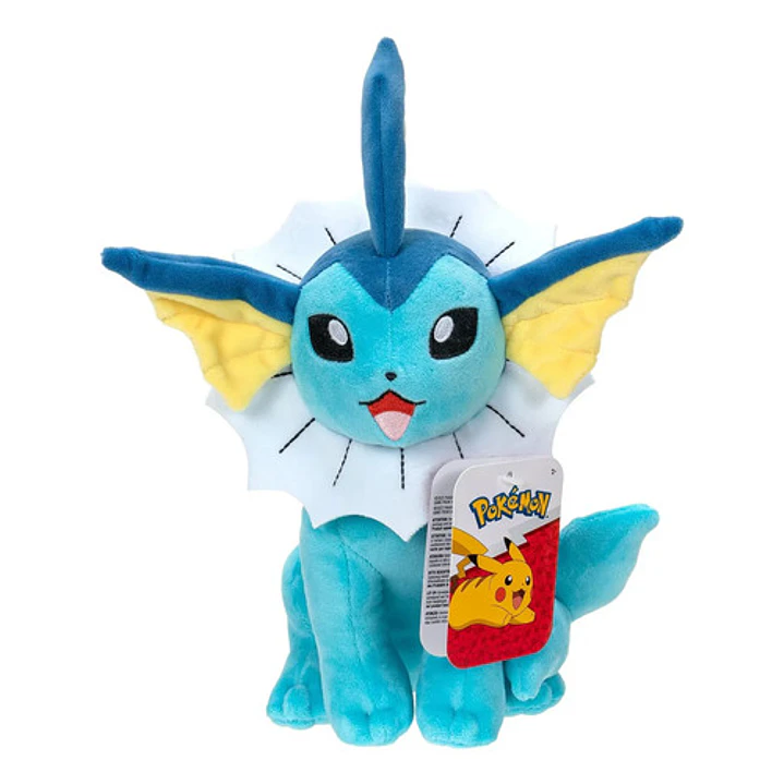 VAPOREON PELUCHE POKÉMON JAZWARES 8 PULGADAS 1