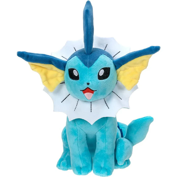 VAPOREON PELUCHE POKÉMON JAZWARES 8 PULGADAS 5