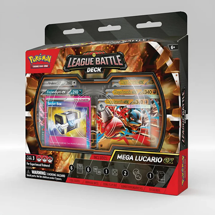 POKÉMON TCG MEGA LUCARIO LEAGUE BATTLE DECK INGLÉS 3