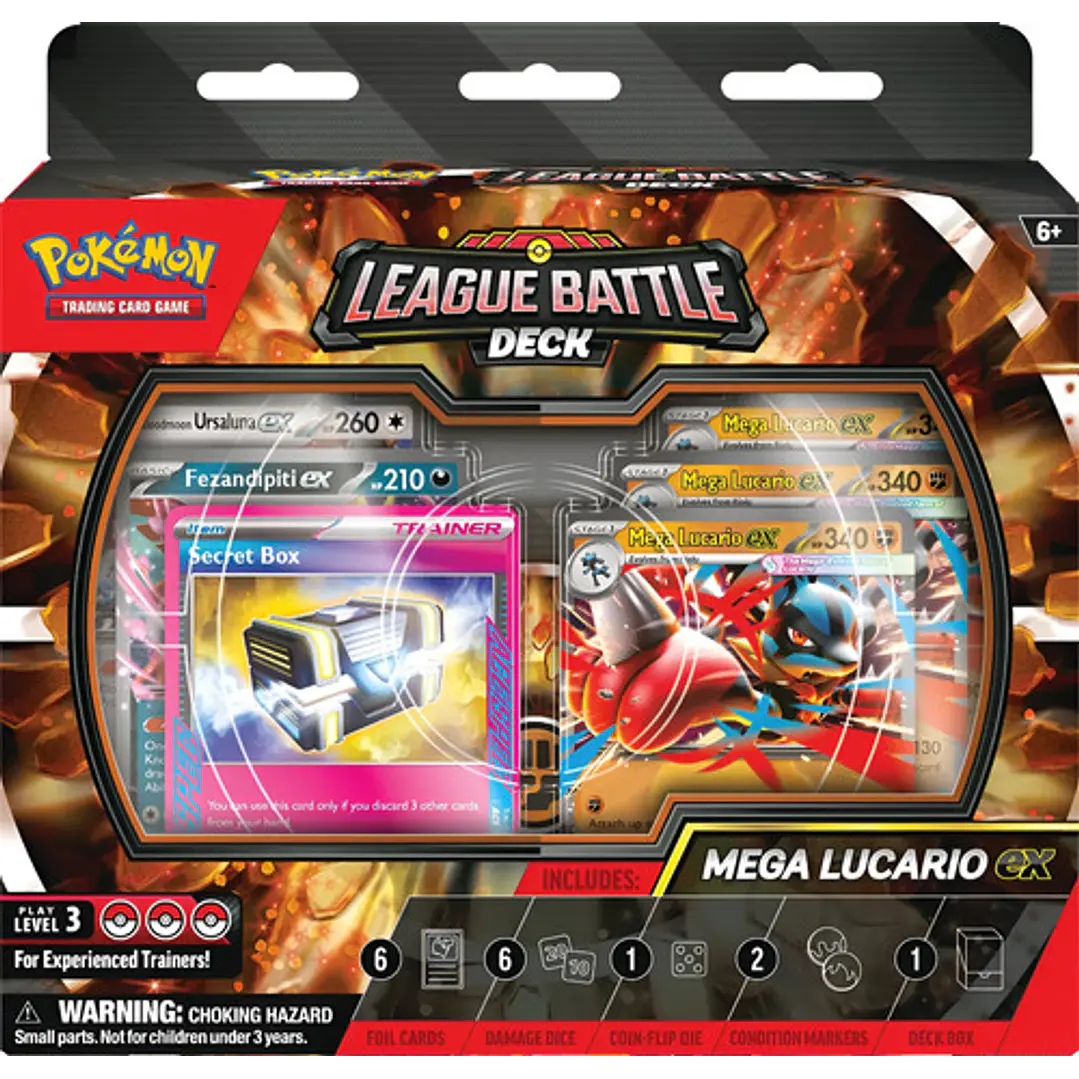 POKÉMON TCG MEGA LUCARIO LEAGUE BATTLE DECK INGLÉS 1