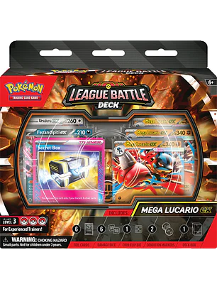 POKÉMON TCG MEGA LUCARIO LEAGUE BATTLE DECK INGLÉS