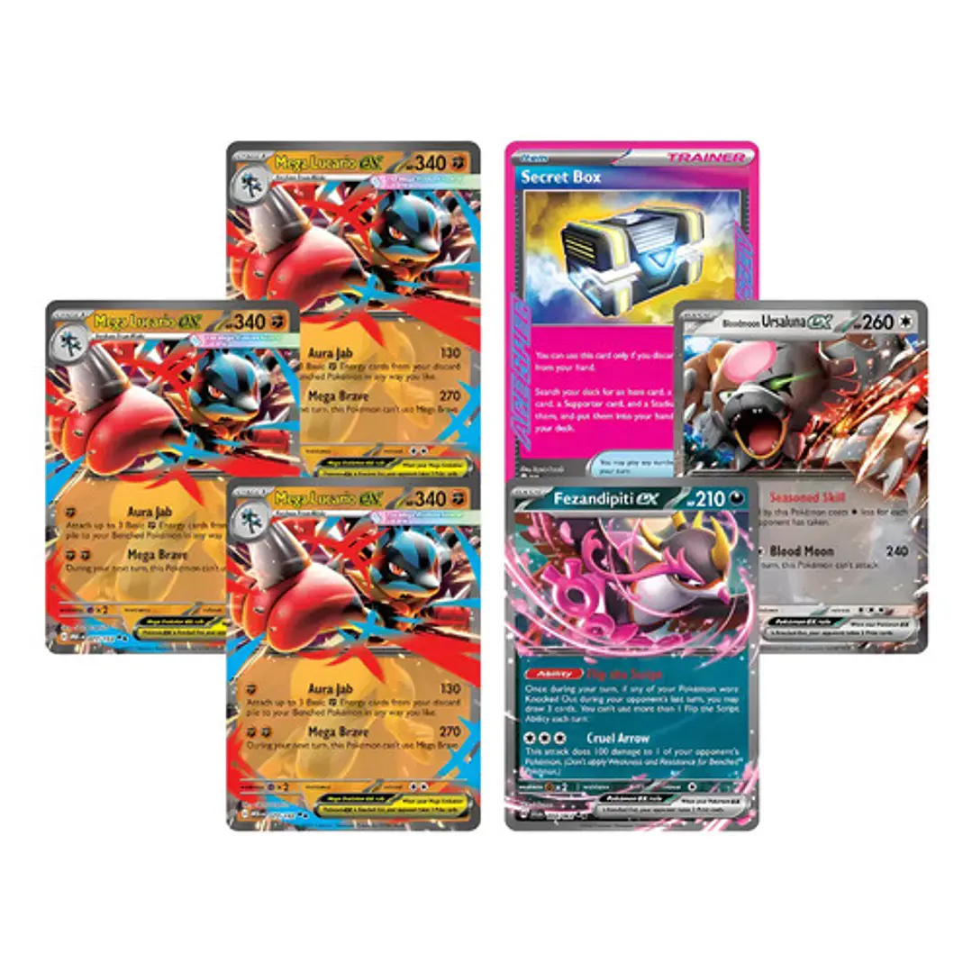 POKÉMON TCG MEGA LUCARIO LEAGUE BATTLE DECK INGLÉS 4
