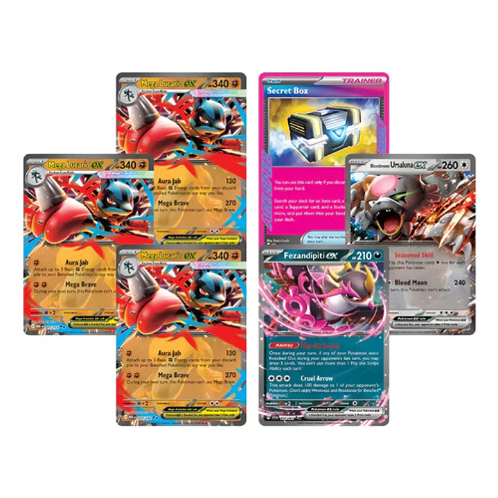 POKÉMON TCG MEGA LUCARIO LEAGUE BATTLE DECK INGLÉS 4