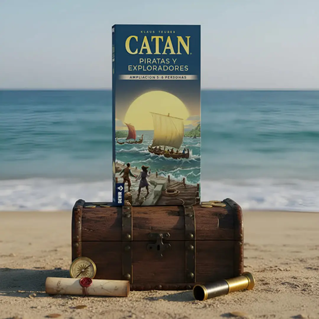 CATAN PIRATAS Y EXPLORADORES AMPLIACIÓN 5-6 JUGADORES 2