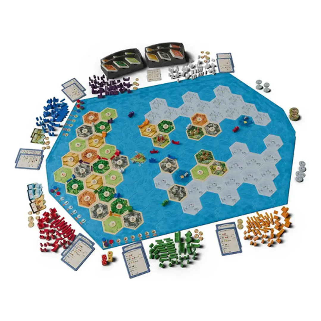 CATAN PIRATAS Y EXPLORADORES AMPLIACIÓN 5-6 JUGADORES 7