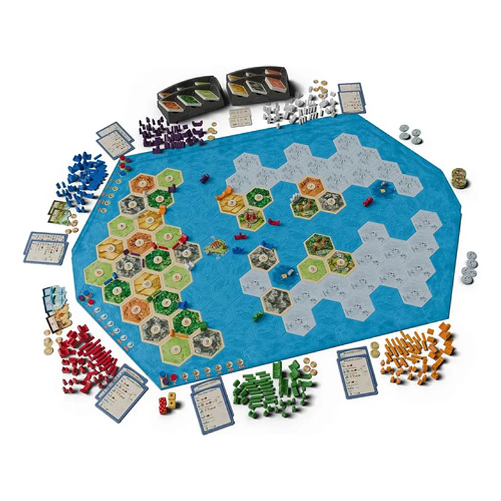 CATAN PIRATAS Y EXPLORADORES AMPLIACIÓN 5-6 JUGADORES 7
