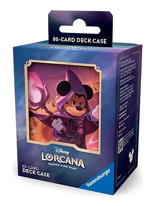 Disney Lorcana Tcg Deck Case Porta Deck Capacidad 80 Cartas Mickey Mouse Hechicero Wayward