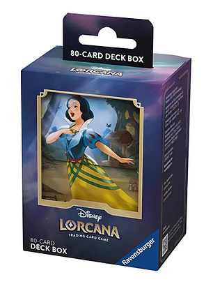 Disney Lorcana Tcg Deck Case Porta Deck Capacidad 80 Cartas Snow Thite