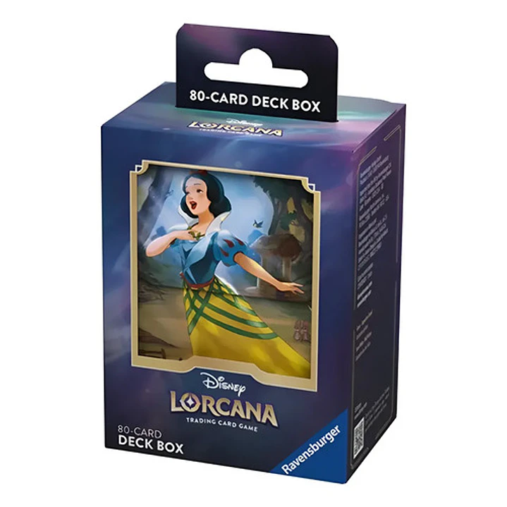 Disney Lorcana Tcg Deck Case Porta Deck Capacidad 80 Cartas Snow Thite 1