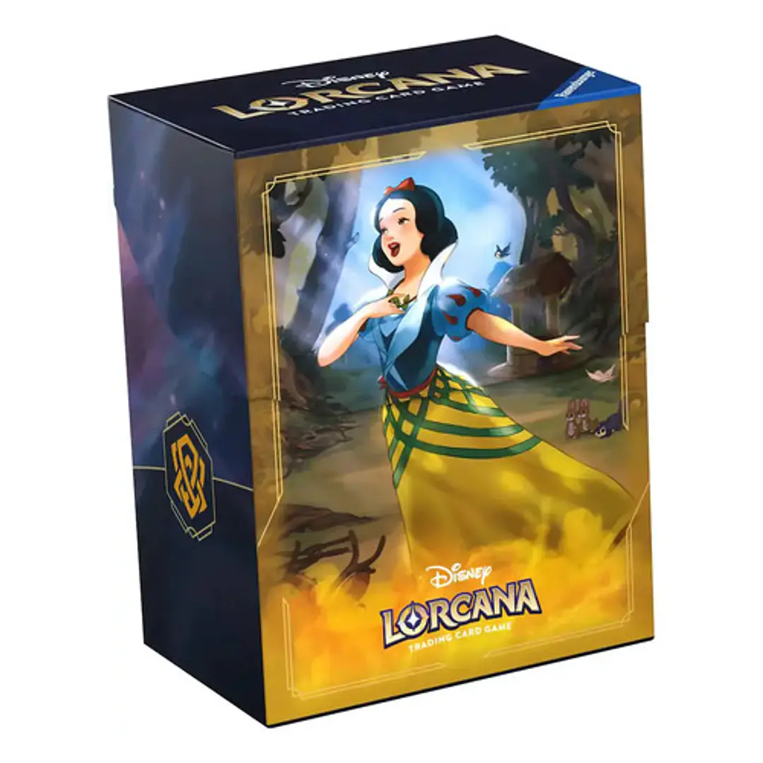 Disney Lorcana Tcg Deck Case Porta Deck Capacidad 80 Cartas Snow Thite 2