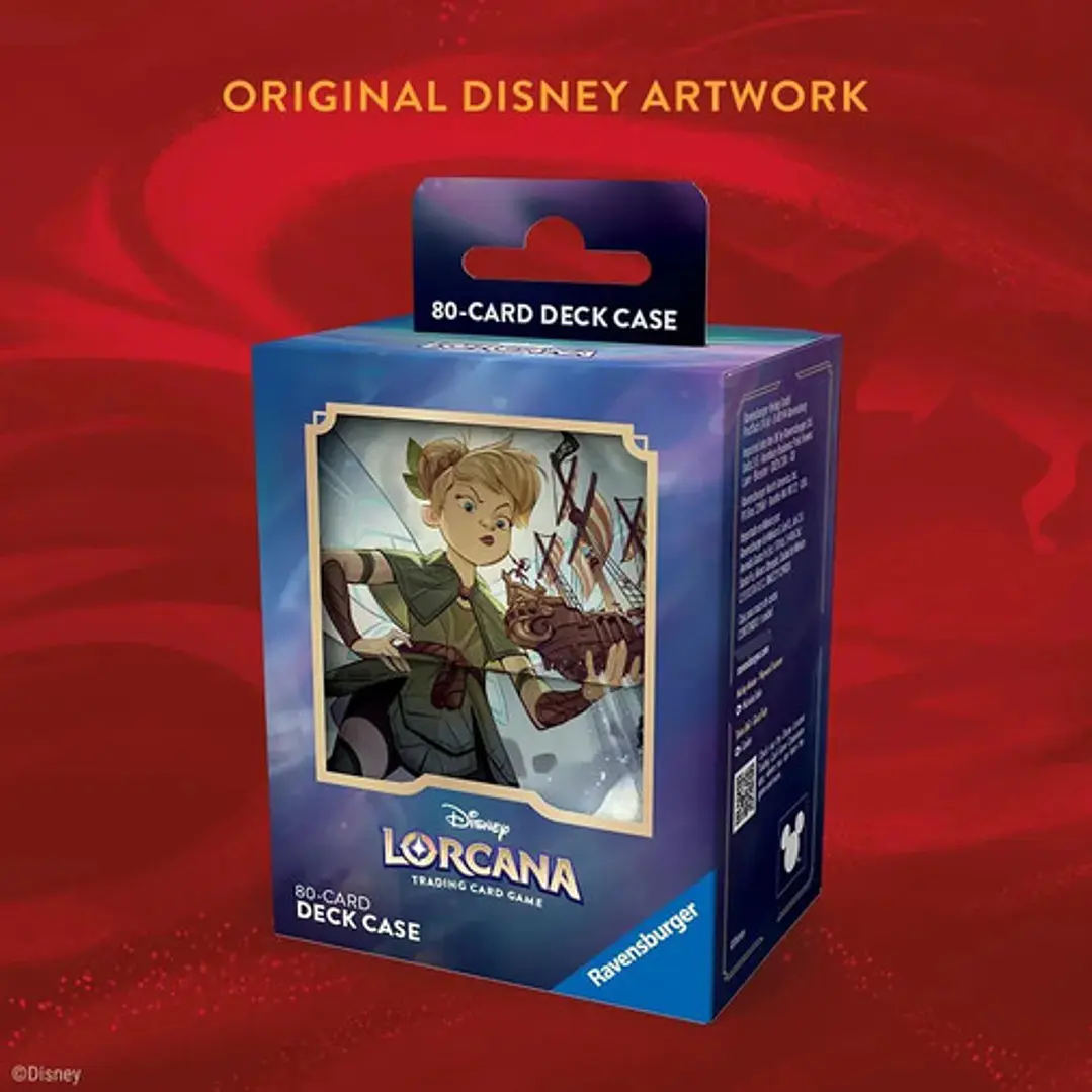 Disney Lorcana Tcg Deck Case Porta Deck Capacidad 80 Cartas Tinker Bell 6
