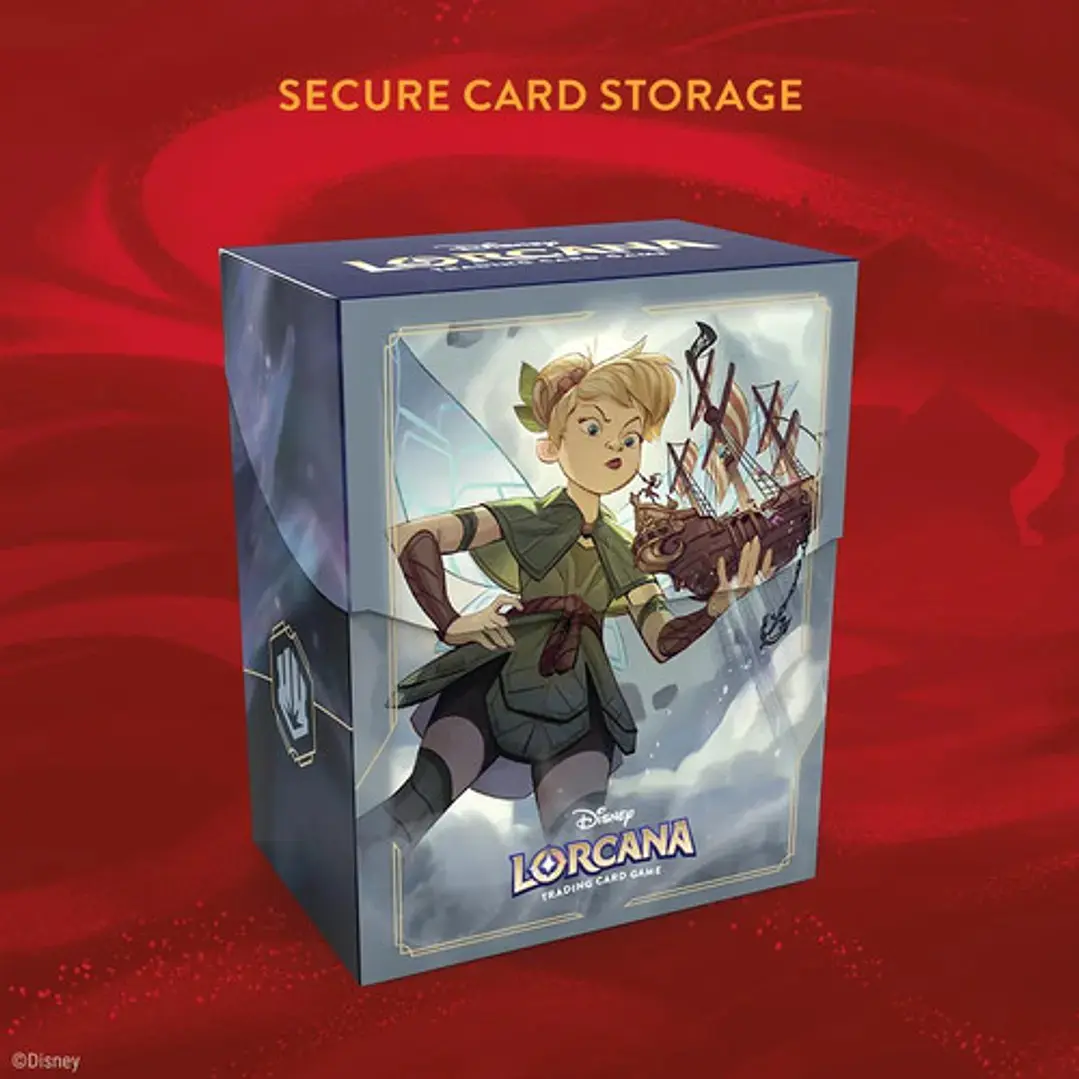 Disney Lorcana Tcg Deck Case Porta Deck Capacidad 80 Cartas Tinker Bell 7
