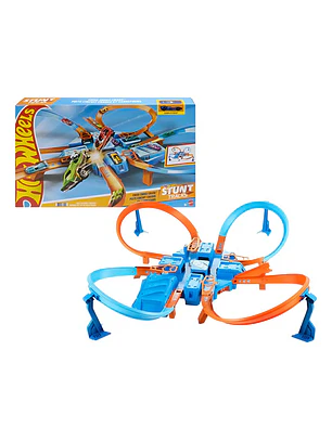 HOT WHEELS STUNT TRACKS PISTA SÚPER CHOQUE