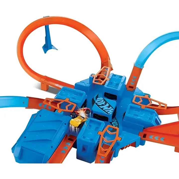 HOT WHEELS STUNT TRACKS PISTA SÚPER CHOQUE 9