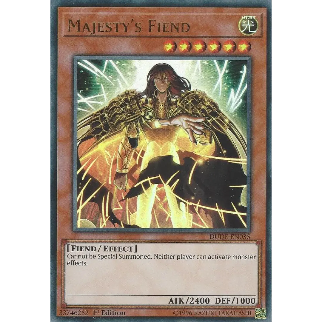 MAJESTY'S FIEND  DUDE-EN035 ULTRA RARE 1