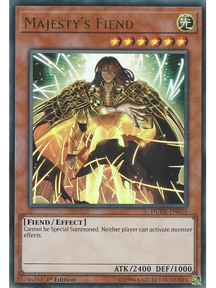 MAJESTY'S FIEND  DUDE-EN035 ULTRA RARE