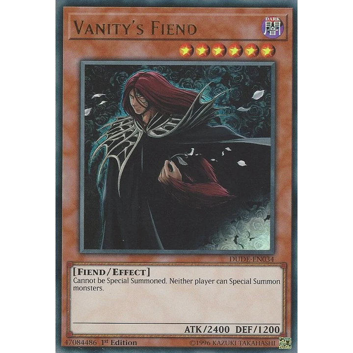 VANITY'S FIEND  DUDE-EN034 ULTRA RARE 1