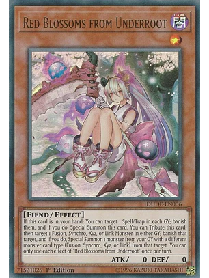 RED BLOSSOMS FROM UNDERROOT DUDE-EN006 ULTRA RARE