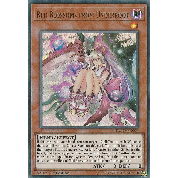 RED BLOSSOMS FROM UNDERROOT DUDE-EN006 ULTRA RARE 1