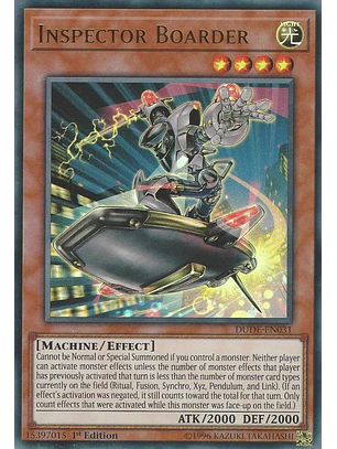 INSPECTOR BOARDER DUDE-EN031 ULTRA RARE