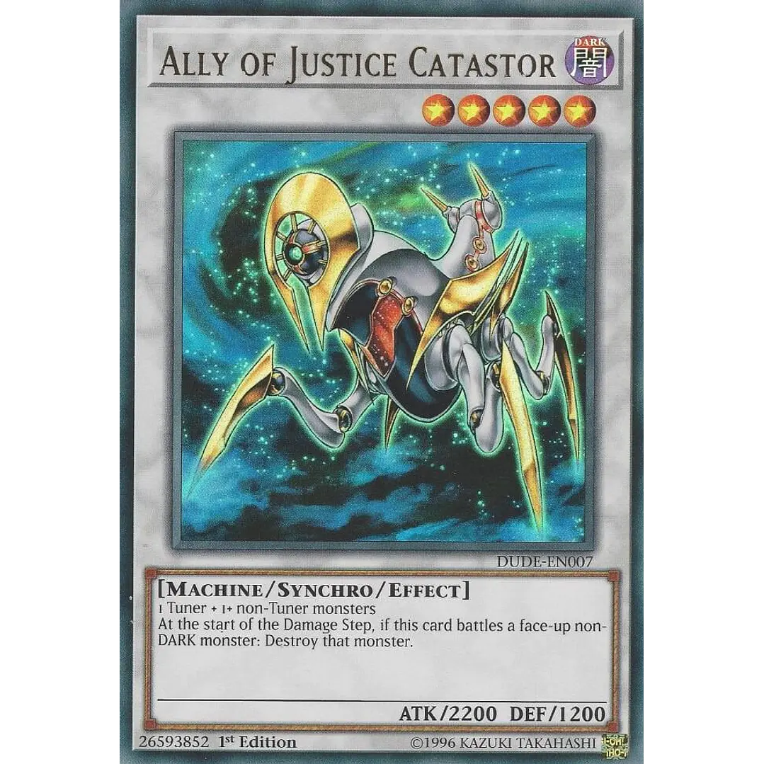 ALLY OF JUSTICE CATASTOR DUDE-EN007 ULTRA RARE 1