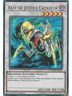 ALLY OF JUSTICE CATASTOR DUDE-EN007 ULTRA RARE