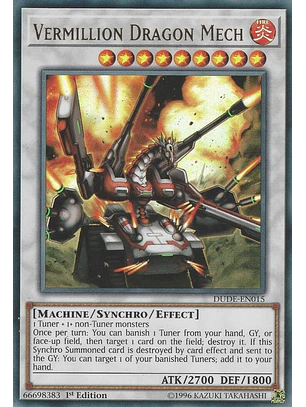 VERMILLION DRAGON MECH  DUDE-EN015 ULTRA RARE
