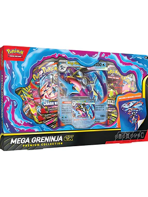 POKÉMON TCG MEGA GRENINJA EX PREMIUM COLLECTION INGLES