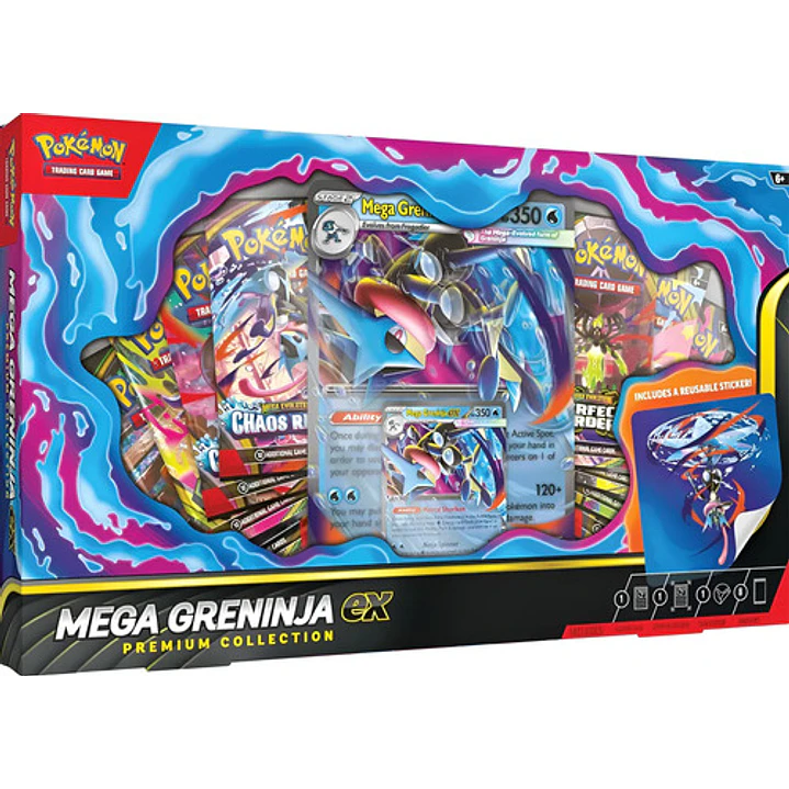 POKÉMON TCG MEGA GRENINJA EX PREMIUM COLLECTION INGLES 1
