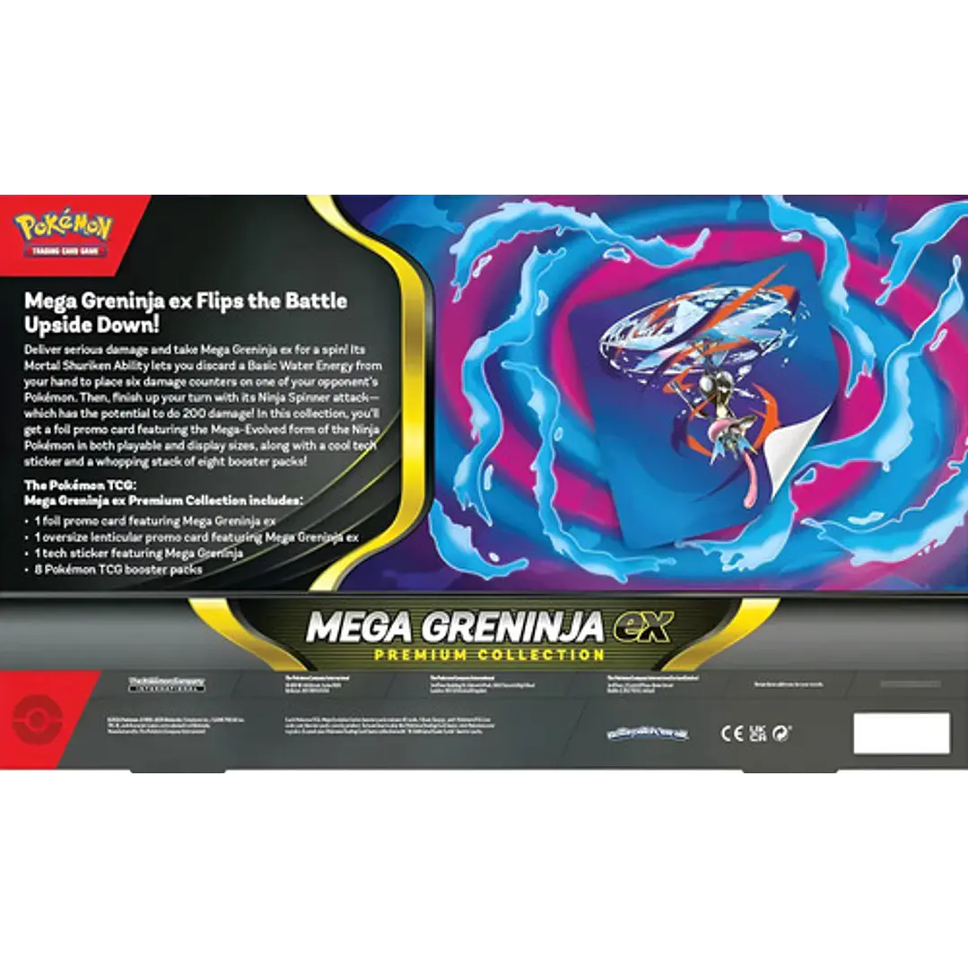 POKÉMON TCG MEGA GRENINJA EX PREMIUM COLLECTION INGLES 2