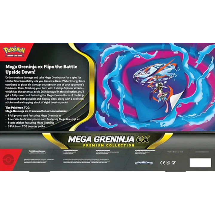POKÉMON TCG MEGA GRENINJA EX PREMIUM COLLECTION INGLES 2