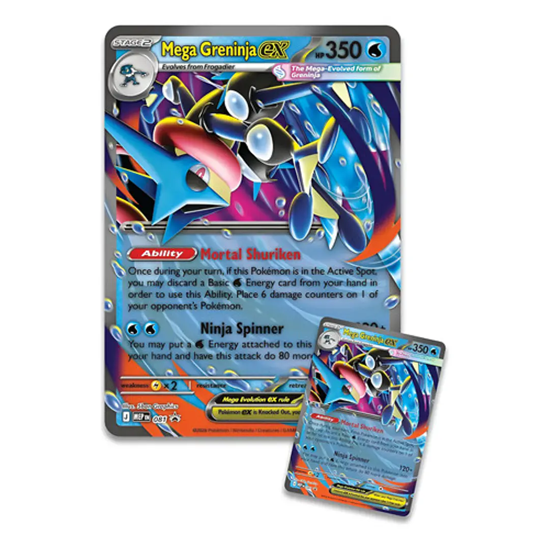 POKÉMON TCG MEGA GRENINJA EX PREMIUM COLLECTION INGLES 3
