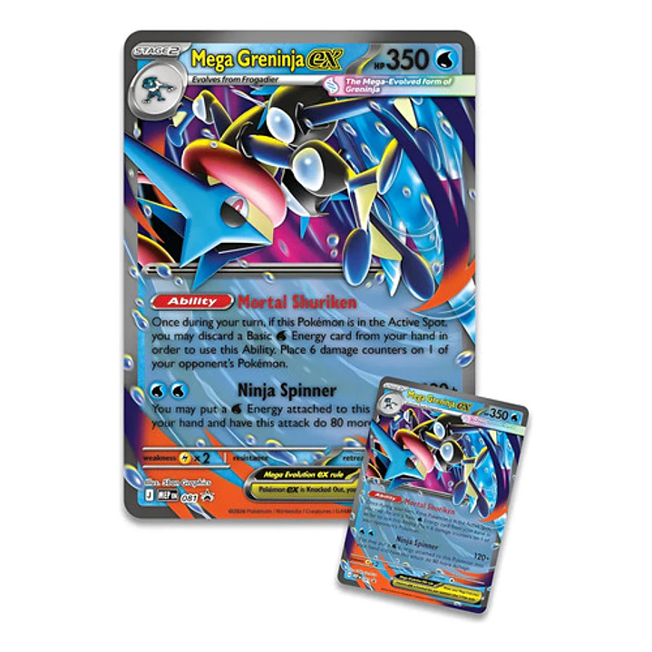 POKÉMON TCG MEGA GRENINJA EX PREMIUM COLLECTION INGLES 3