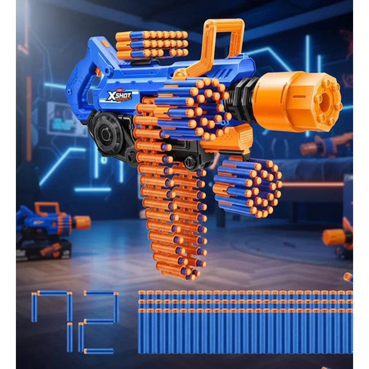 X-SHOT INSANITY SMOKING BARREL 72 DARDOS 2